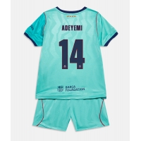 Barcelona Karim Adeyemi #14 Tredje Tröja Barn 2026-27 Kortärmad (+ Korta byxor)